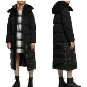 Woolrich Apparel Aurora Mixed Media Long Parka - M
